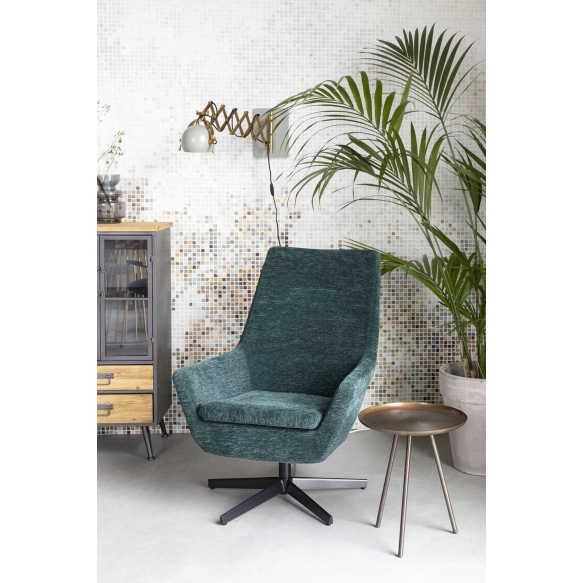 Lounge Chair Bruno Rib Green