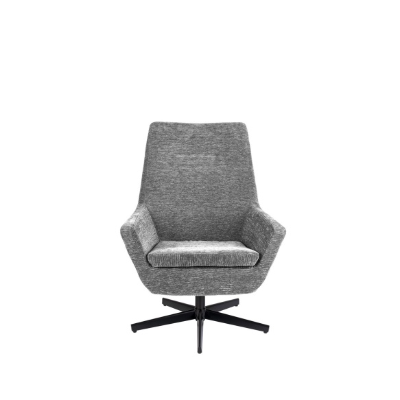 Lounge Chair Bruno Rib Light Grey