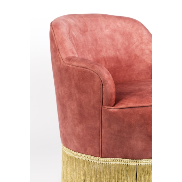 Fringe Me Up Lounge Chair Old Pink