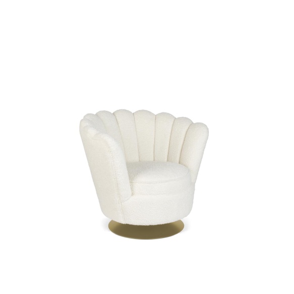 Mother Of All Shells Lounge Chair Teddy Natural