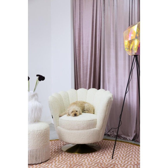 Mother Of All Shells Lounge Chair Teddy Natural