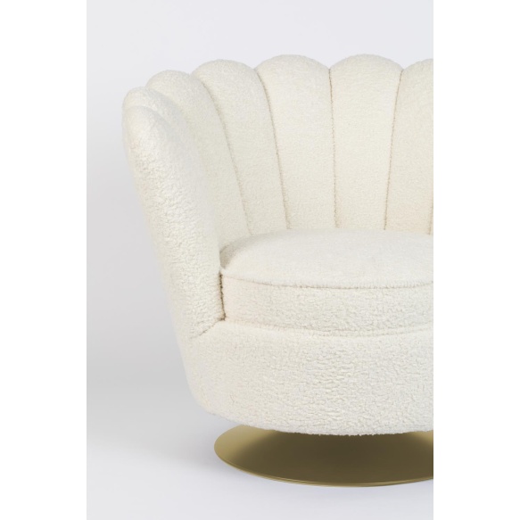 Mother Of All Shells Lounge Chair Teddy Natural