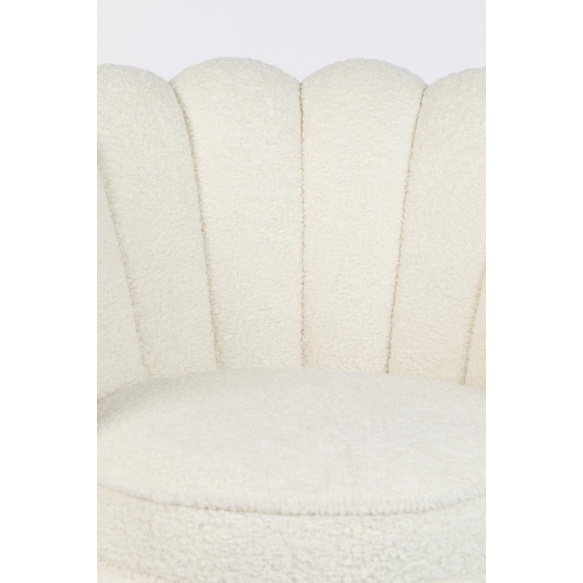 Mother Of All Shells Lounge Chair Teddy Natural