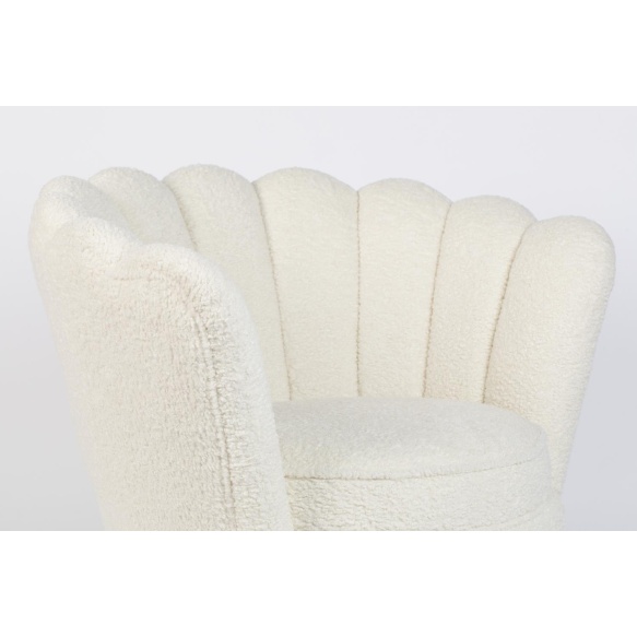 Mother Of All Shells Lounge Chair Teddy Natural