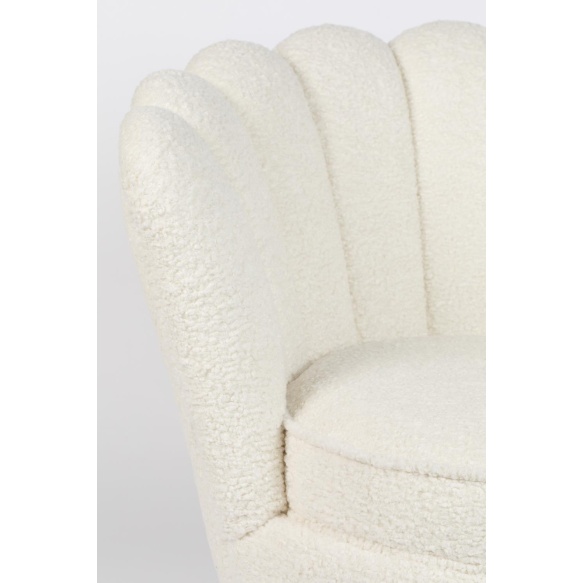 Mother Of All Shells Lounge Chair Teddy Natural