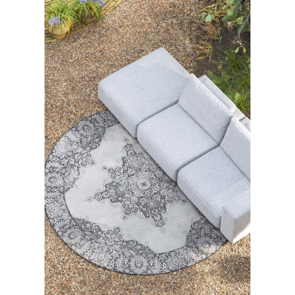 Outdoor Carpet Coventry Round 200 Black