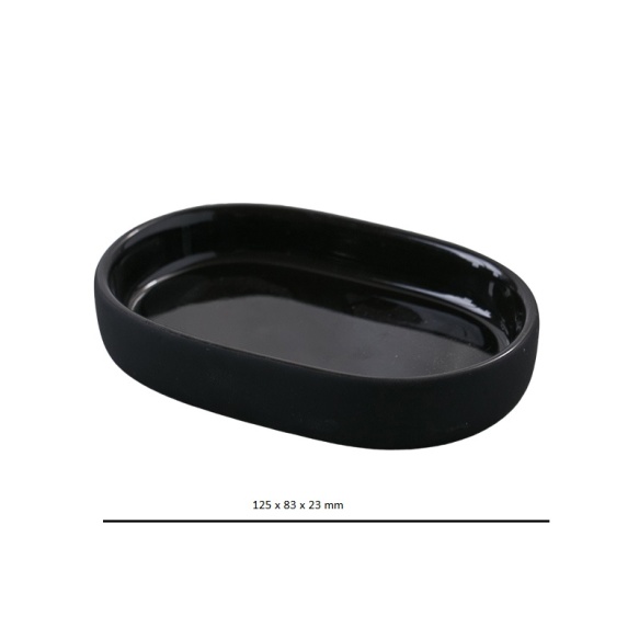 soap dish Andrea, mat black