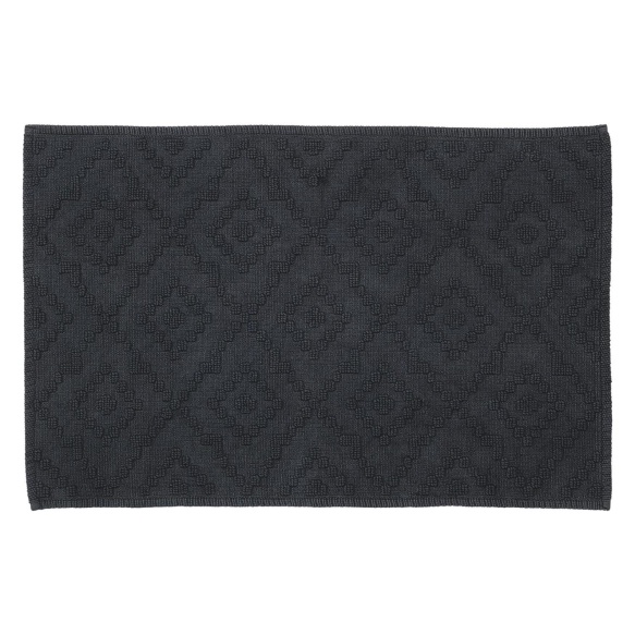 Bath mat 60x90 cm Aztec, Dark Grey