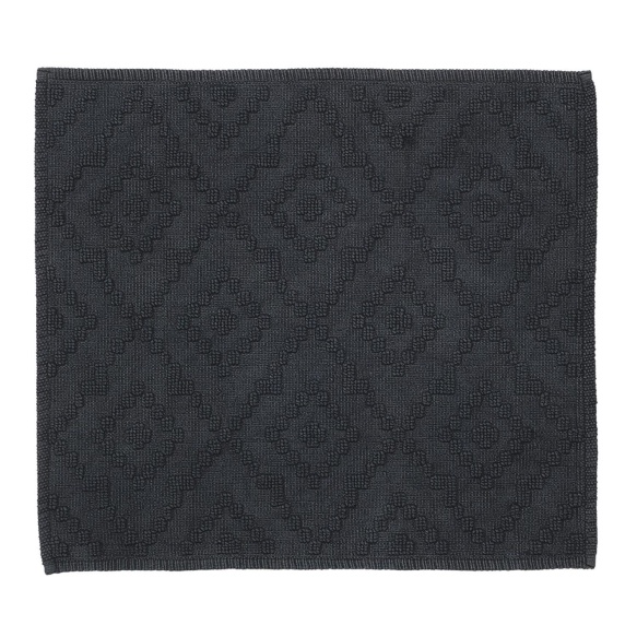 Bath mat 60x60 cm Aztec, Dark Grey