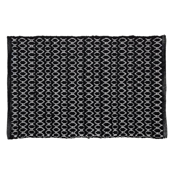 Bath mat 60x90 cm Boho, Black