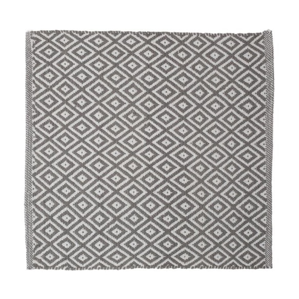 Bath mat 60x60 cm Trellis, Grey