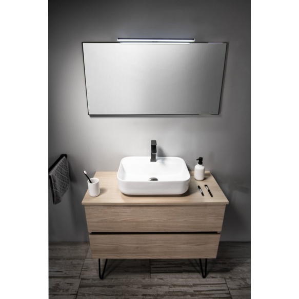 GARDA Counter Top Ceramic Washbasin 50x13,5x40 cm