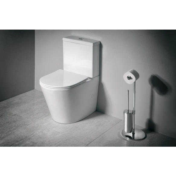 rimless wc set Pako, universal trap, dual flush, without seat (parts: 1,2)