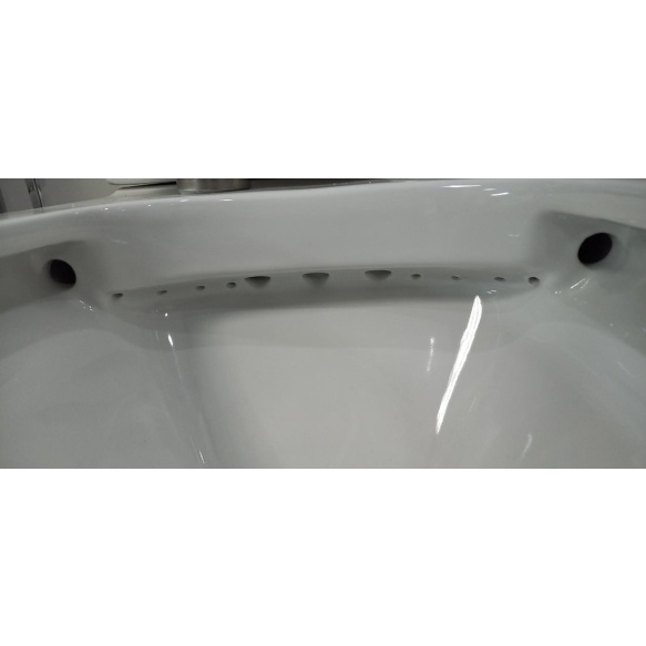 rimless wc set Pako, universal trap, dual flush, without seat (parts: 1,2)