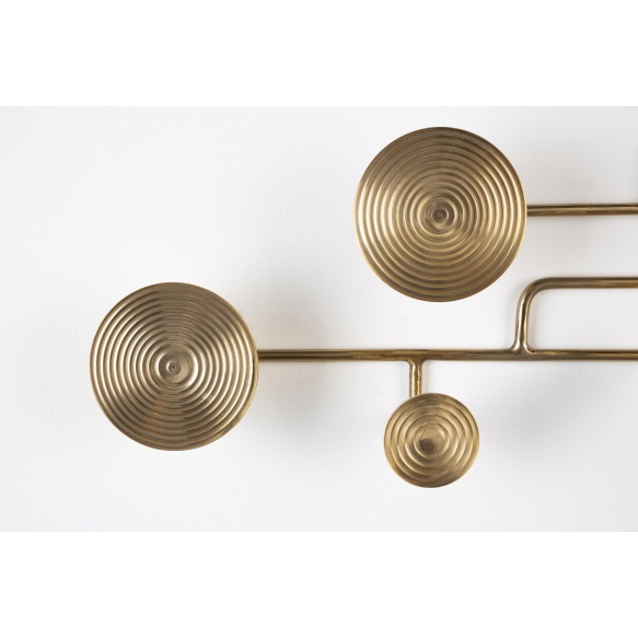 Wall Coat Rack Hypnotising Brass