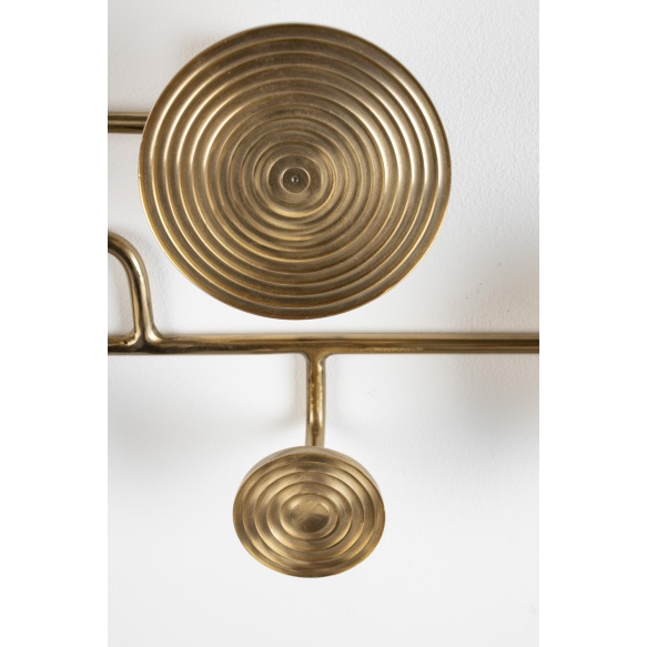 Wall Coat Rack Hypnotising Brass