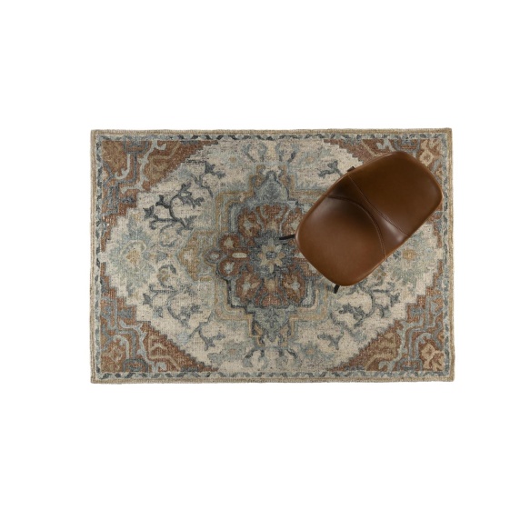 Carpet Amori 160X230 Blue/Brick