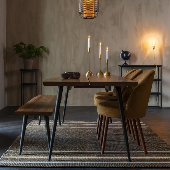 Carpet Djahe 160X230 Natural/Brown