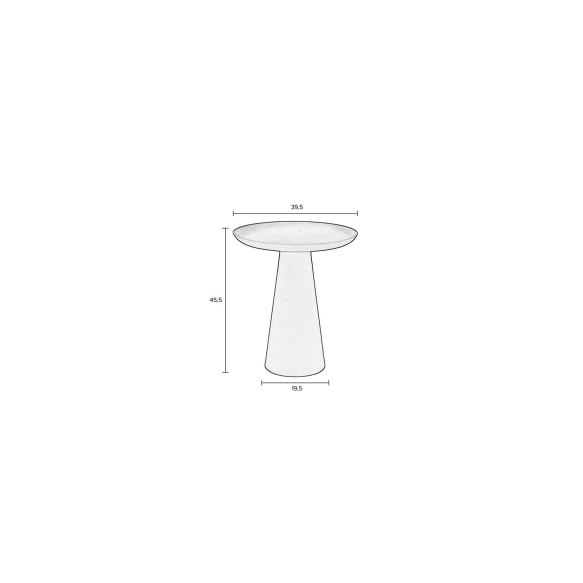 Side Table Ringar Large Ivory