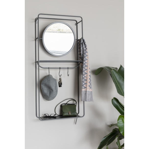 Wall Rack Mirror Duco