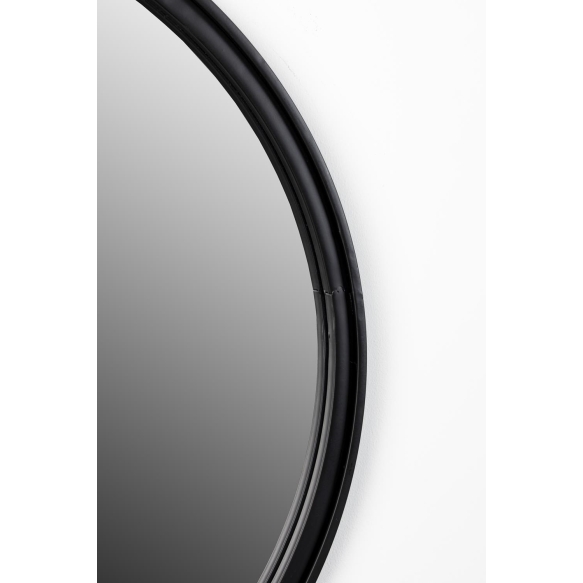 Mirror Matz Round Black