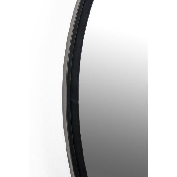 Peegel Matz Oval L Black