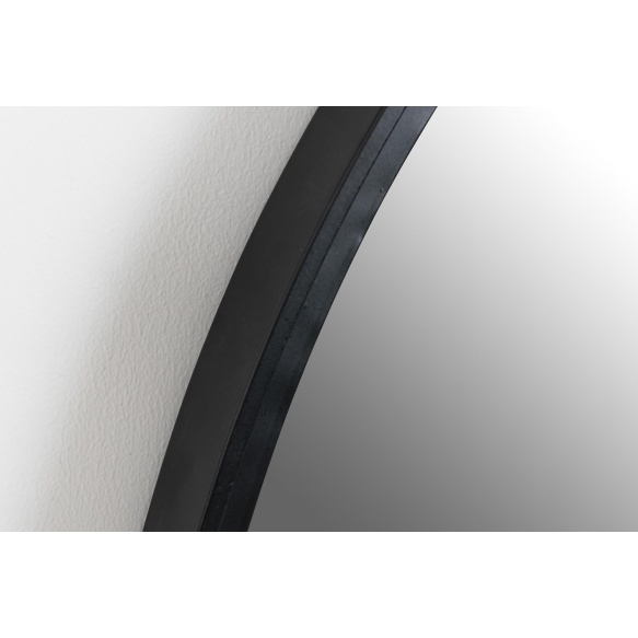 Peegel Matz Oval L Black