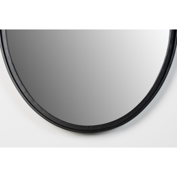 Peegel Matz Oval L Black