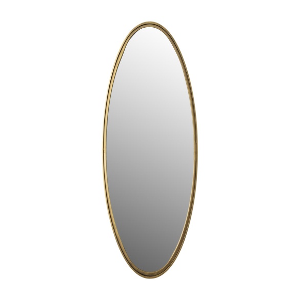 Mirror Matz Oval L Antique Brass