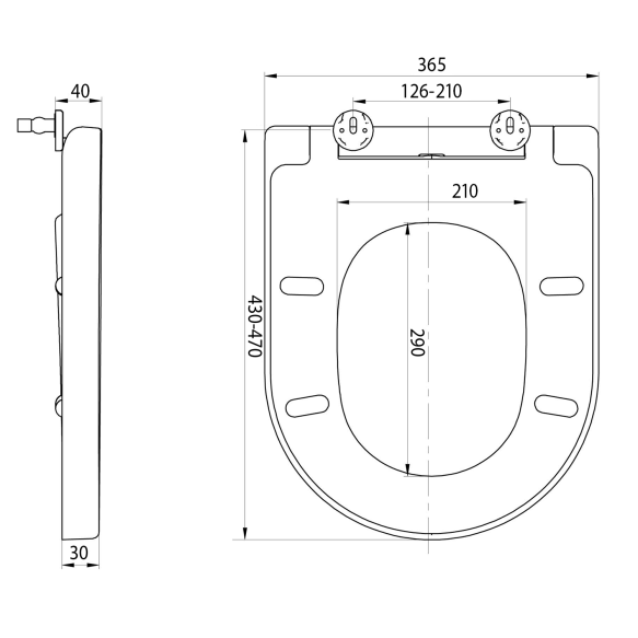 soft close iste mudelile PC104WR