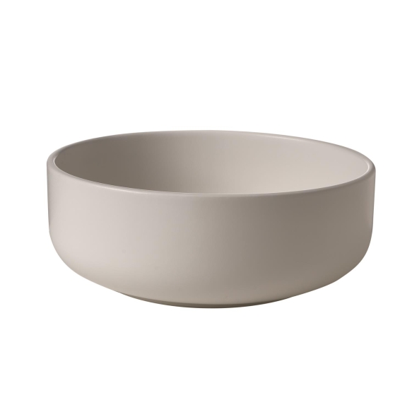Countertop round washbasin C2 46x17 cm, white mat