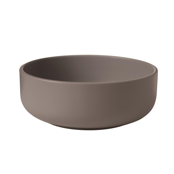 Countertop round washbasin C2 46x17 cm, ferro mat