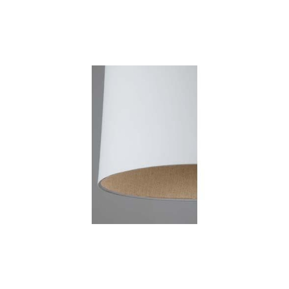 TREE White pendant lamp,Steel with a textile shade,1 x E27 100W