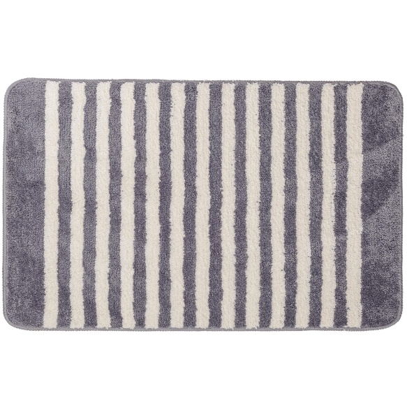 STRISCE bathmat, grey, 50x80cm