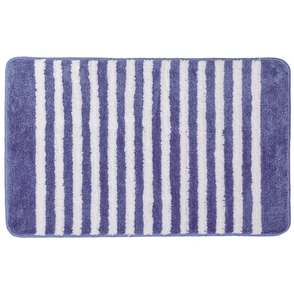 STRISCE bathmat, blue, 50x80cm