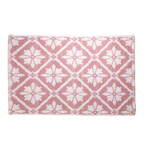 PATTERN bathmat, pink, 50x80cm