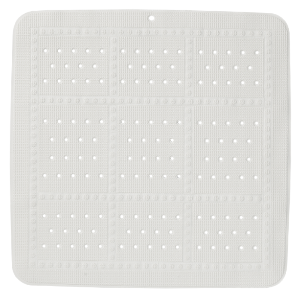 UNILUX showermat, white, 55x55 cm