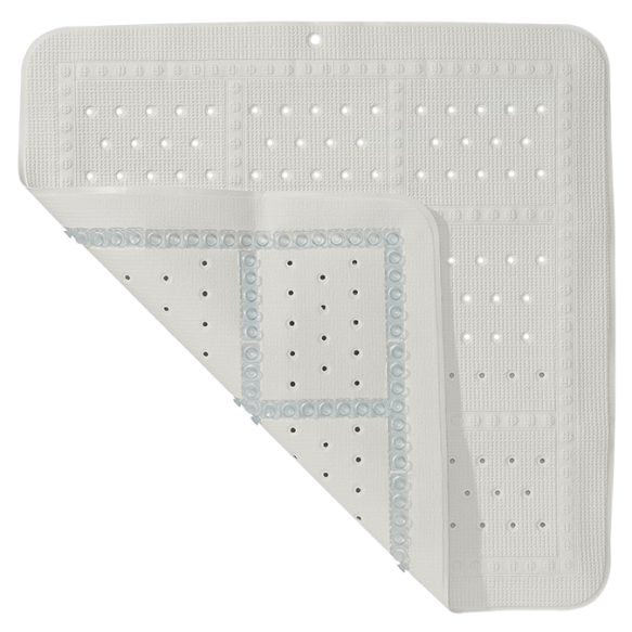 UNILUX showermat, white, 55x55 cm