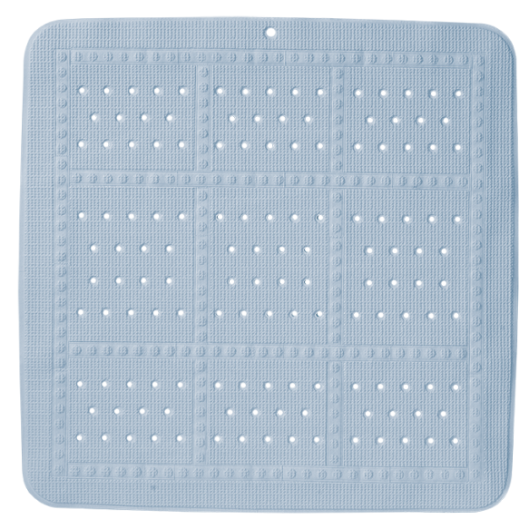 UNILUX showermat, blue, 55x55 cm