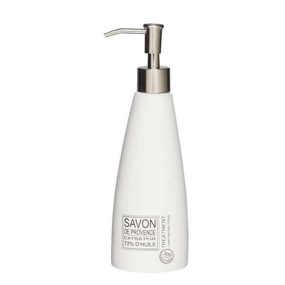 SAVON DE PROVENCE soap dispencer, white, hand made