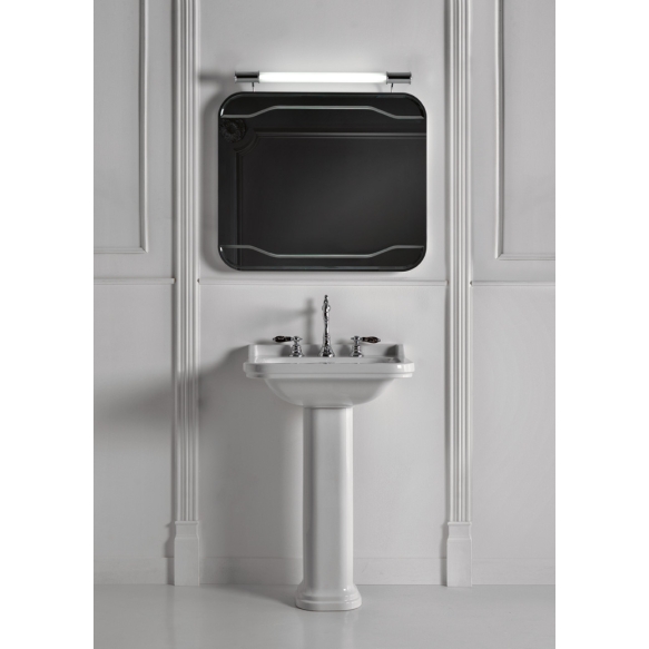 Washbasin Waldorf 60x55 cm,chromed overflow ring included (414001+811390)