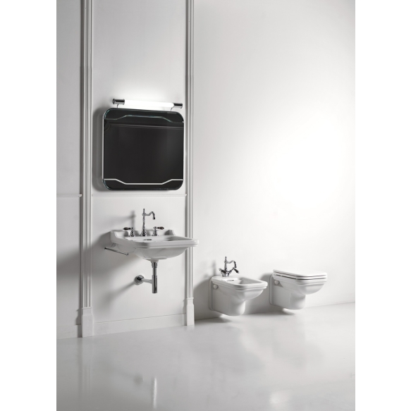 Washbasin Waldorf 60x55 cm,chromed overflow ring included (414001+811390)