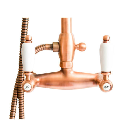 rain shower mixer QUEEN,copper