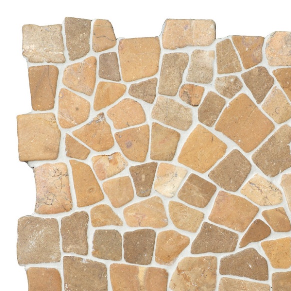 Mosaic marble Mustard Interlock