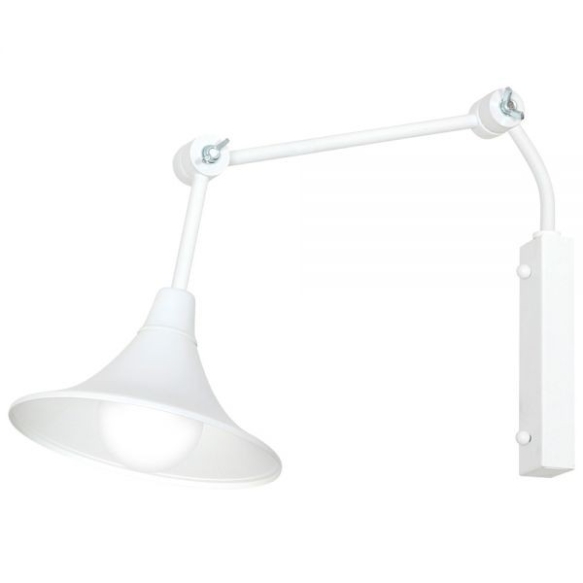 metal wall lamp, white,E27 1X60W