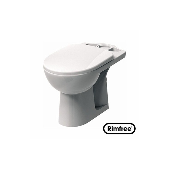 NOVA PRO rimfree close-coupled pan,wash-down,h/o