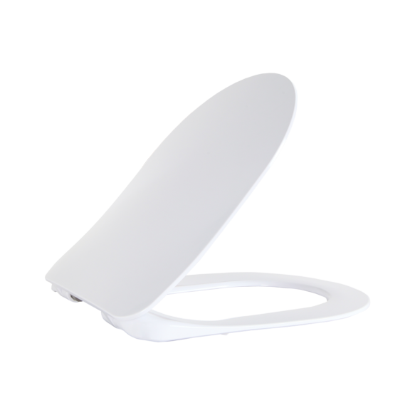 aeglaselt sulguv (soft close) WC iste, valge