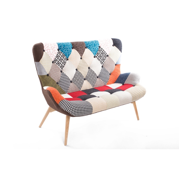 sofa Burg, patchwork