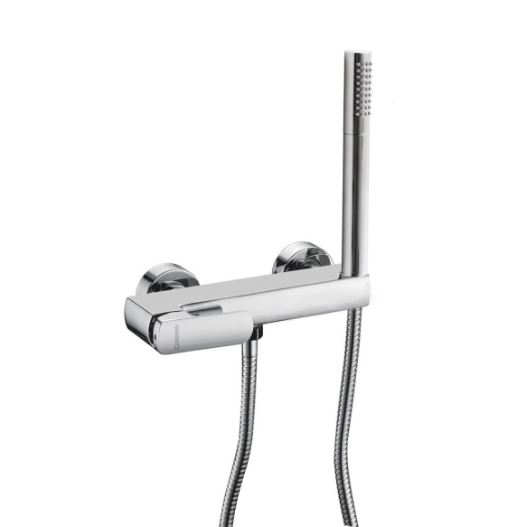 MIXONA Wall mounted shower mixer, chrome