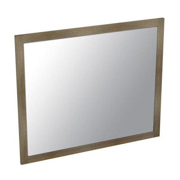 LARITA mirror 71x86x2cm, oak, grey oil